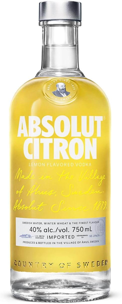 Absolut Vodka Citron Sueca 750ml