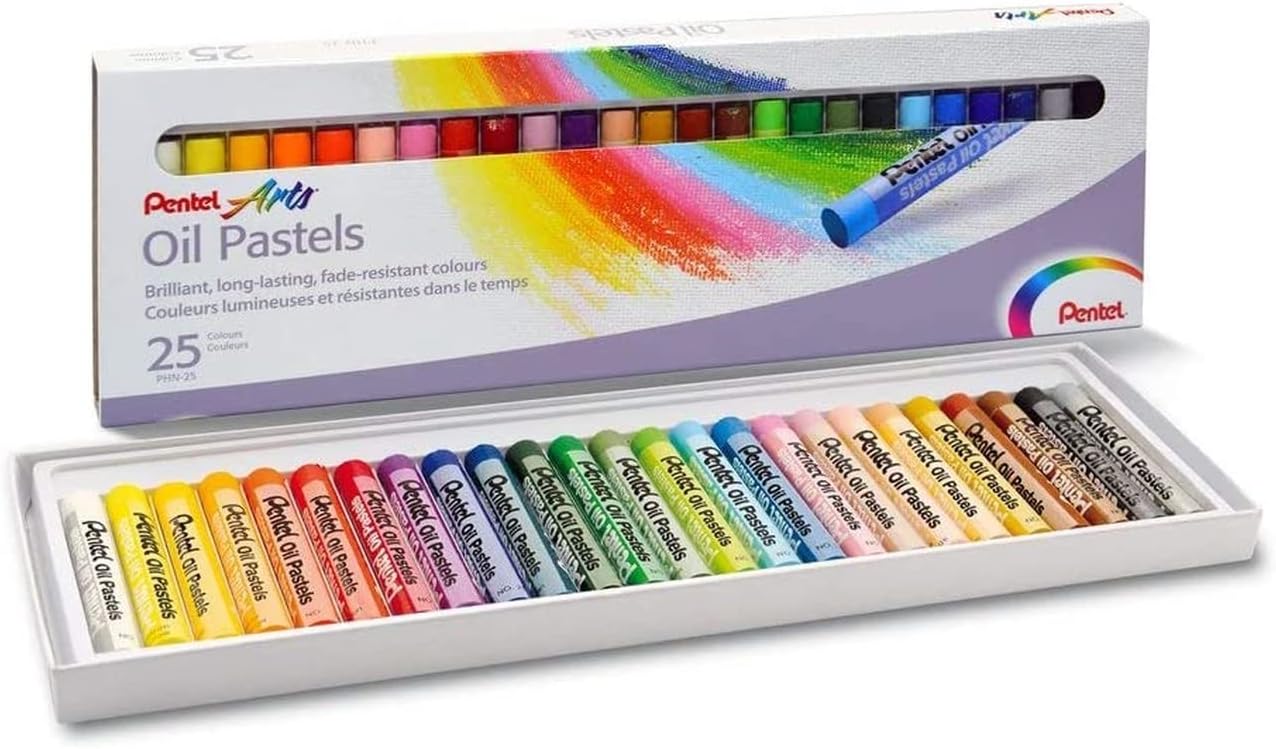 Pentel Pastel Oleoso 25 Cores