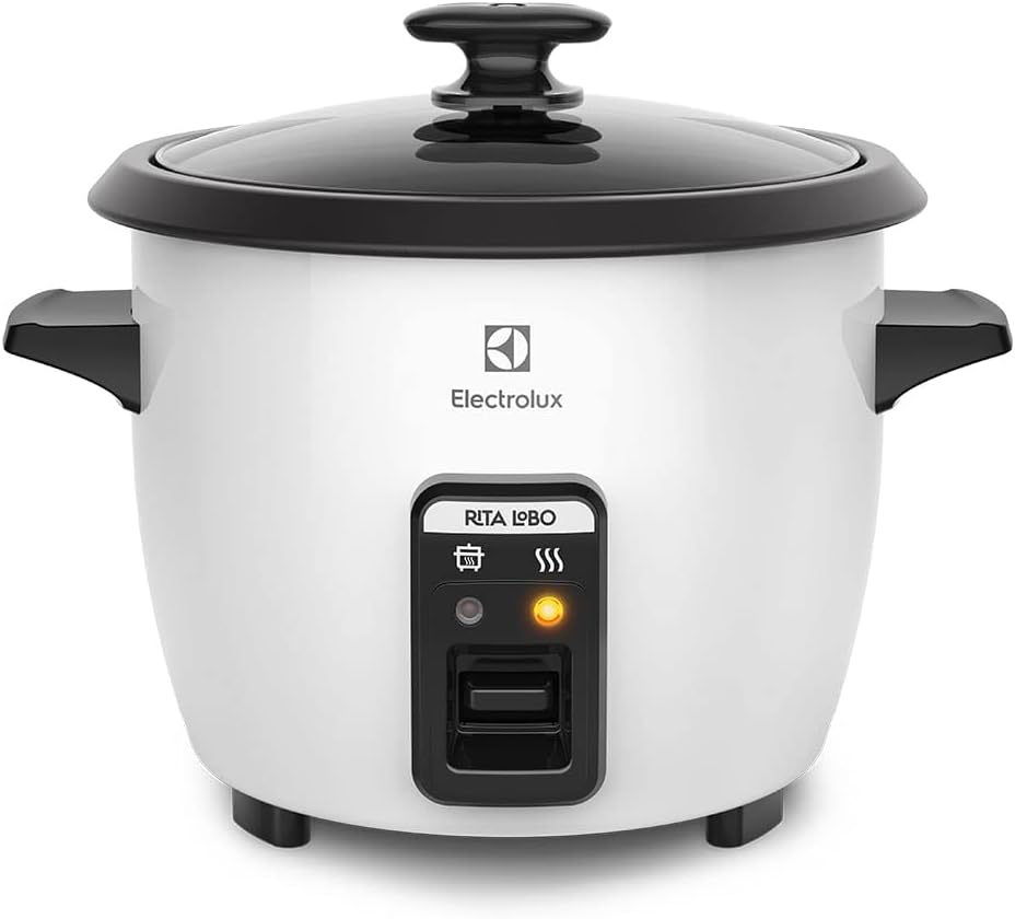 Panela de Arroz Elétrica Electrolux 1,3L Efficient RCB50 Frequência 60 Hz Branca 220V