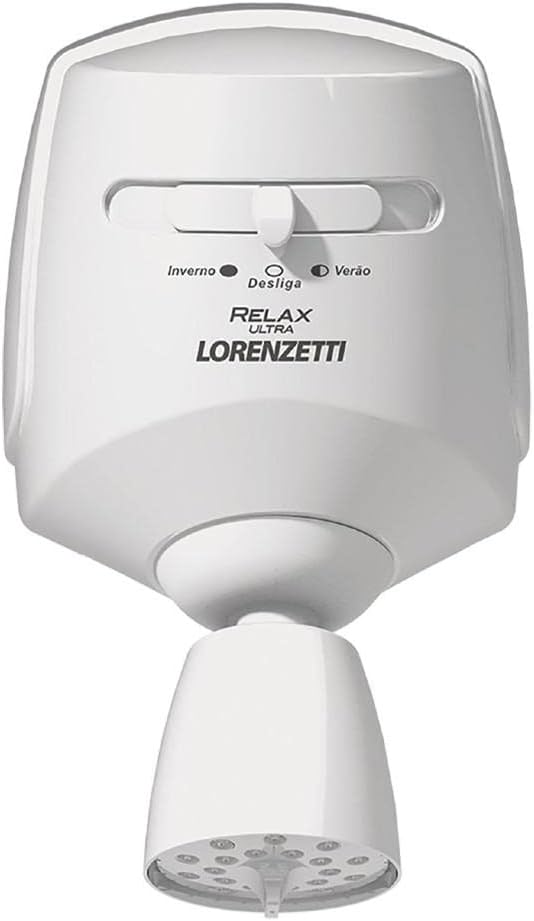 Ducha Relax 127V 5500W, Lorenzetti, 7540112, Branco, Pequeno