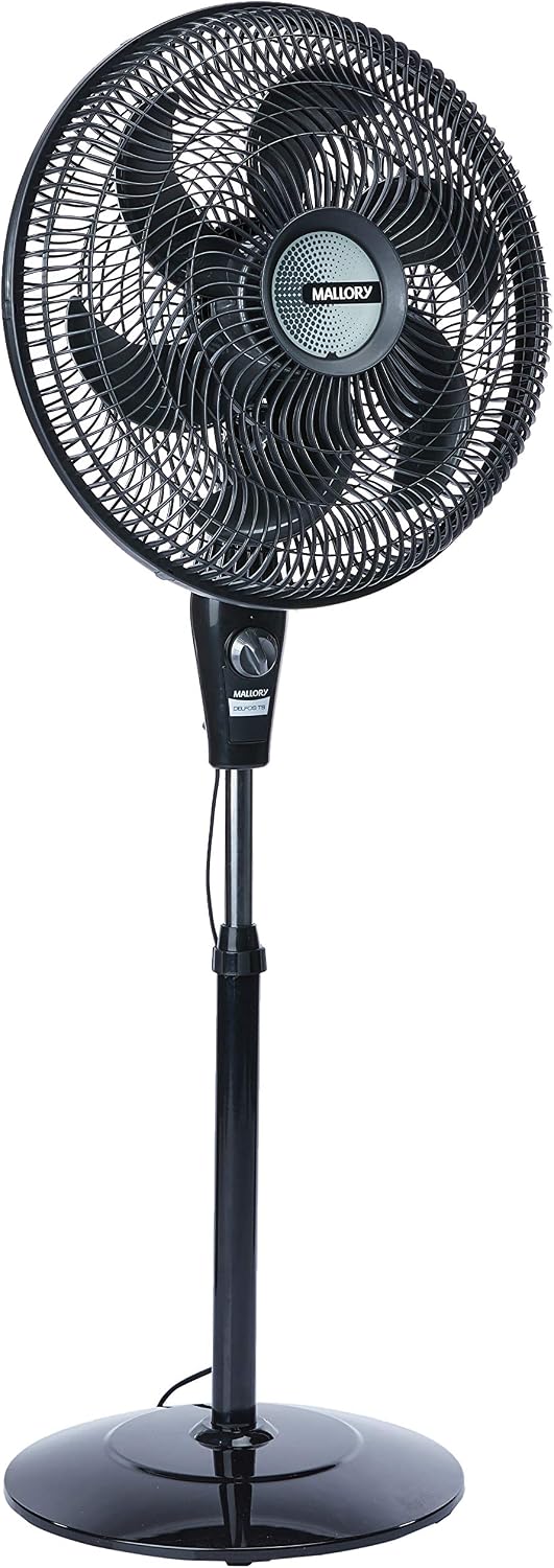Ventilador Mallory Coluna Delfos TS+ Preto Grafite 40 cm 220V
