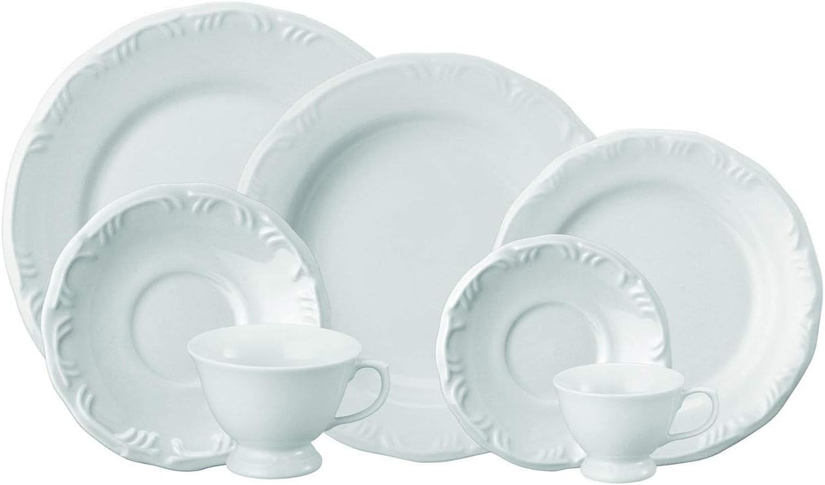 42 peças de porcelana pra sua mesa completa