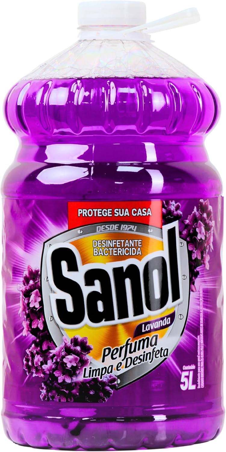 Desinfetante Líquido Para Uso Geral Lavanda 5 Litros Roxo