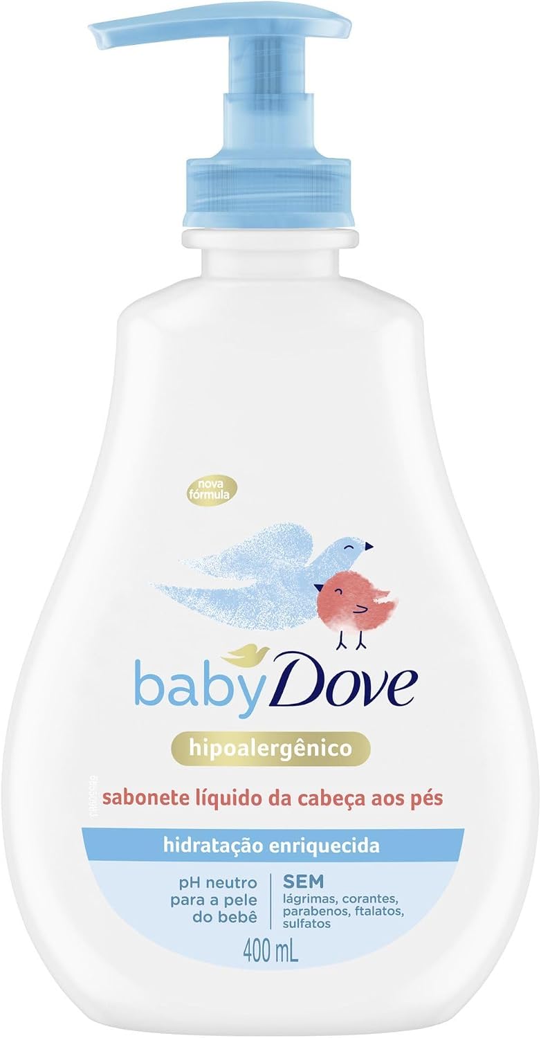 Sabonete Líquido Baby Dove Hidratação Enriquecida 400ml