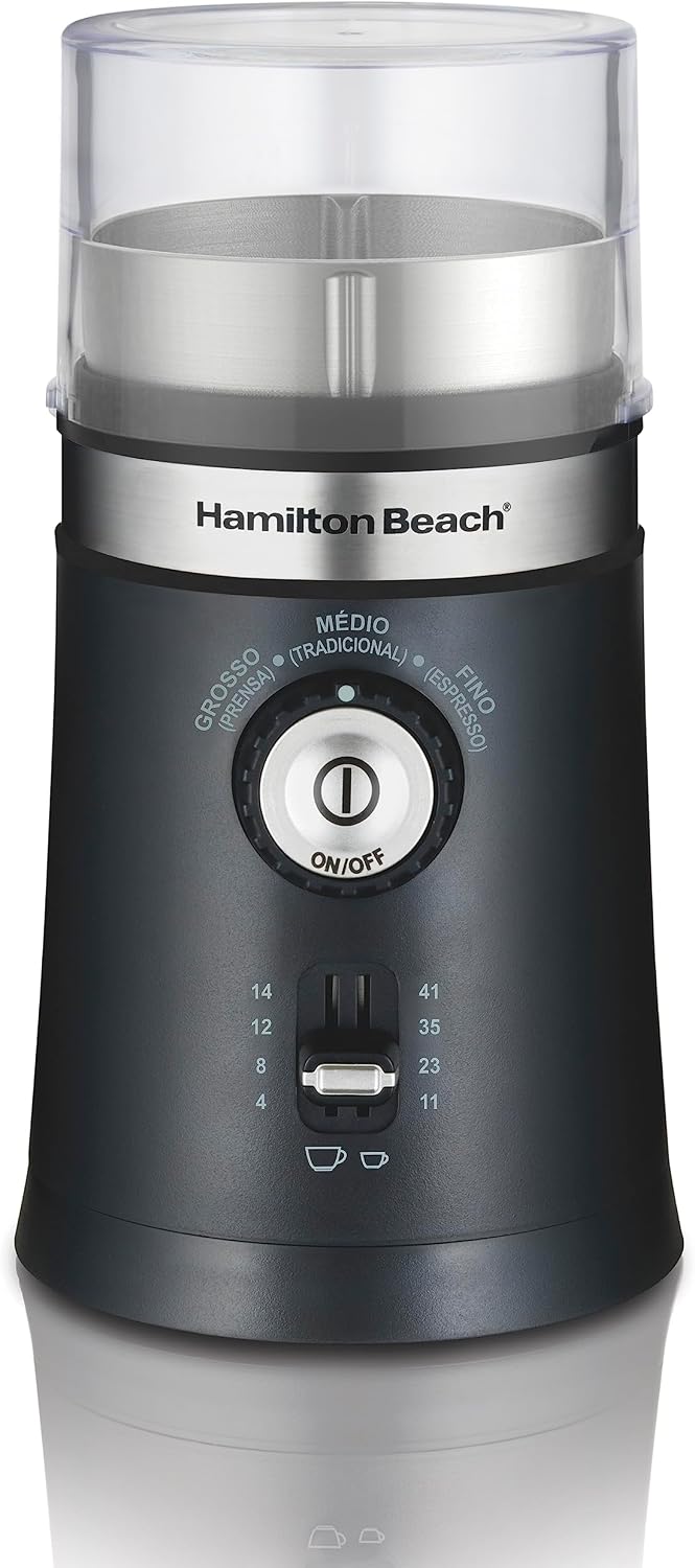 Moedor de Café Ajustável, Preto, 220v, Hamilton Beach