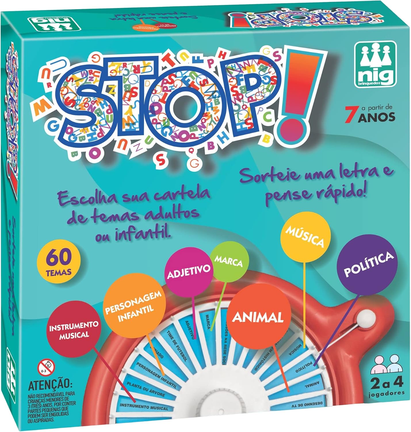 Jogo Stop, Nig, 60 Temas