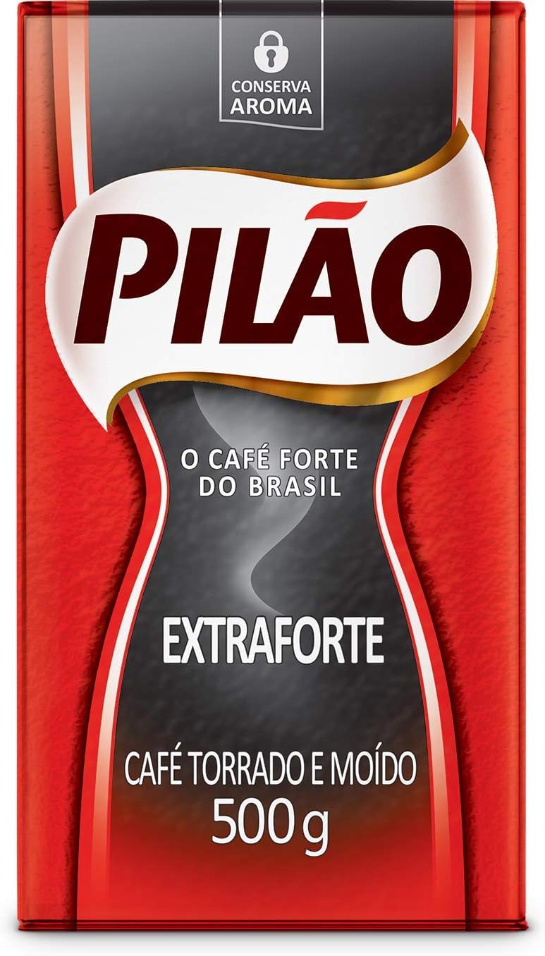Café Pilão Torrado e Moído Extraforte Vácuo 500 gramas