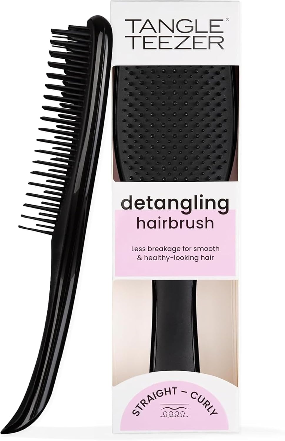 Tangle Teezer - Escova de cabelo desembaraçadora The Wet Detangler Black