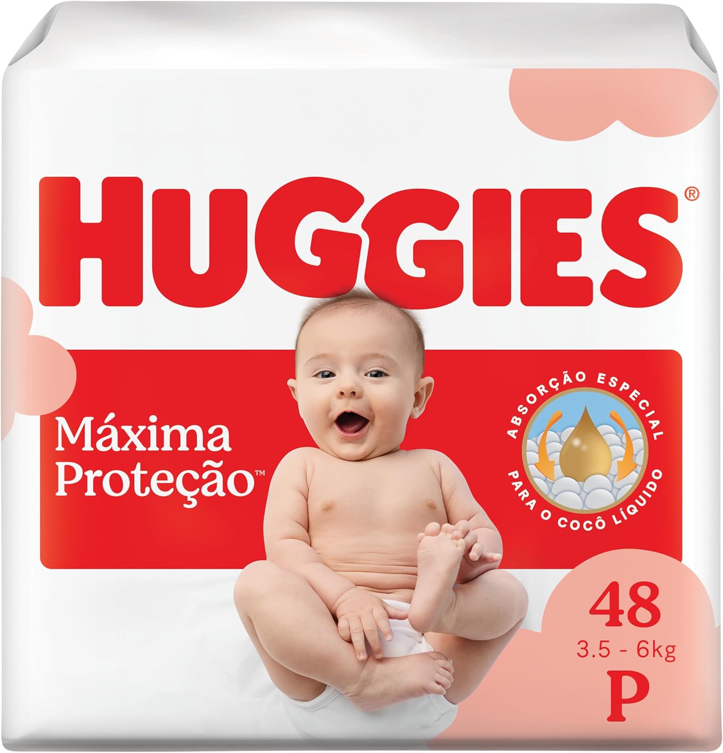 Fralda Huggies Supreme Care P com 48 unidades
