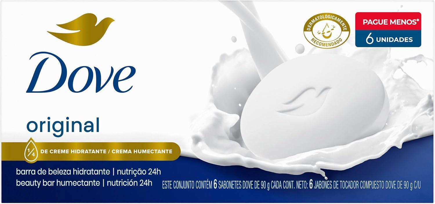 Dove Sabonete Original 6 Unidades