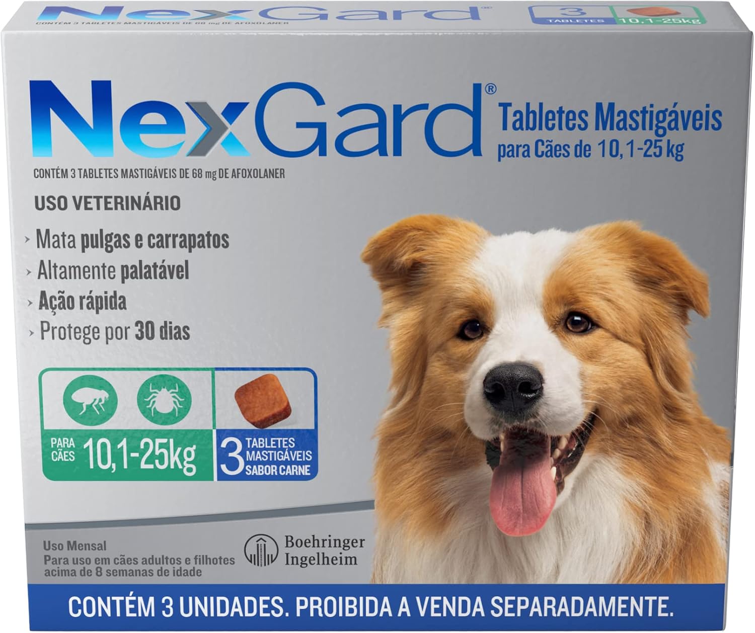 Proteção do seu pet contra pulgas e carrapatos.