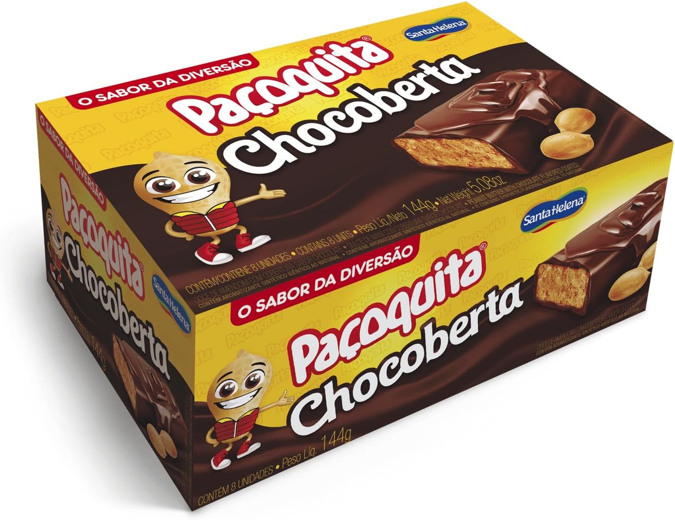 PAÇOQUITA JA É BOM, imagina com chocolate 😋🍫
