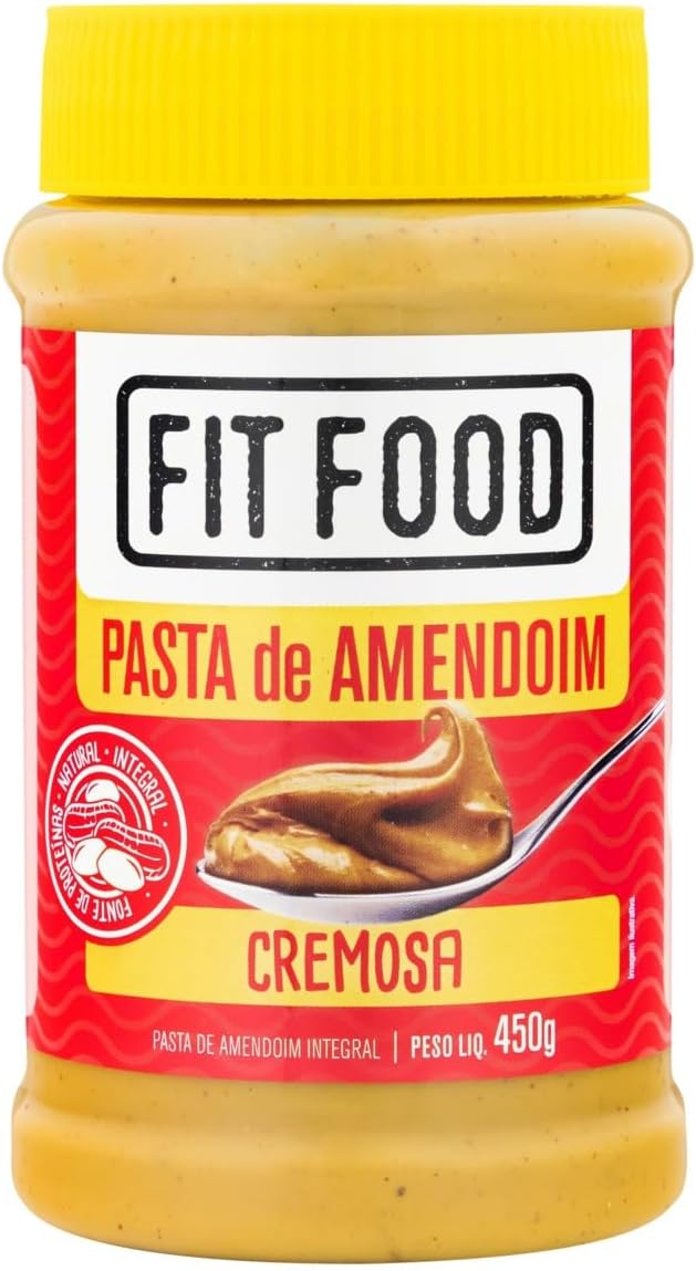 Fit Food Pasta de Amendoim Cremosa 450g