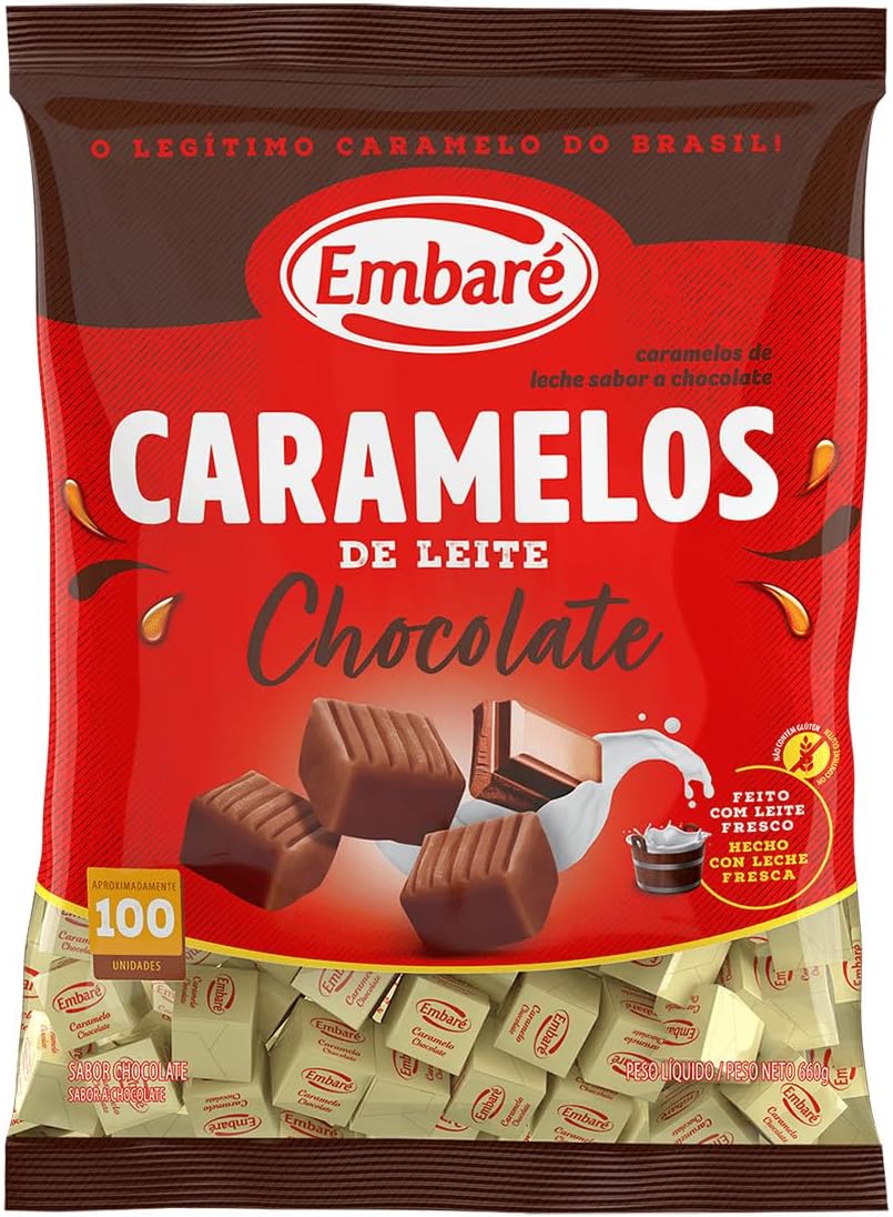 Embaré Caramelos Sabor Chocolate 660g