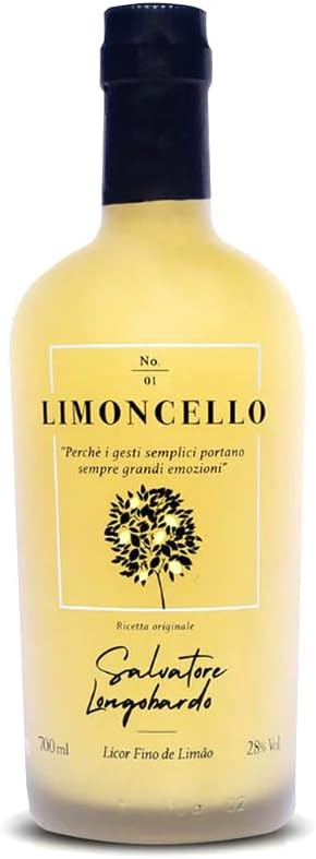 Salvatore Longobardo Limoncello Sabor Limão Siciliano 700Ml