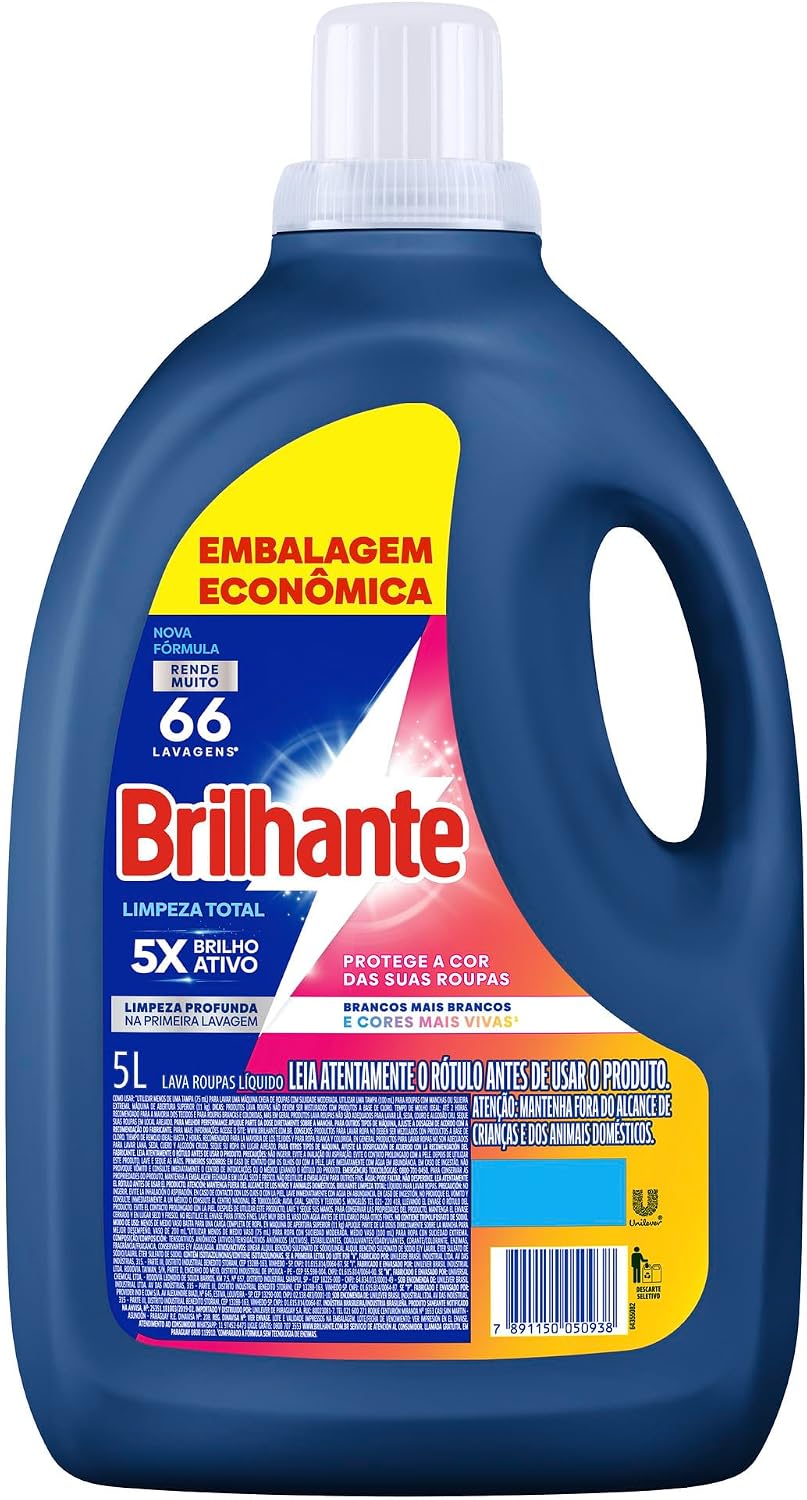 - Sabão Liquido Brilhante 5L