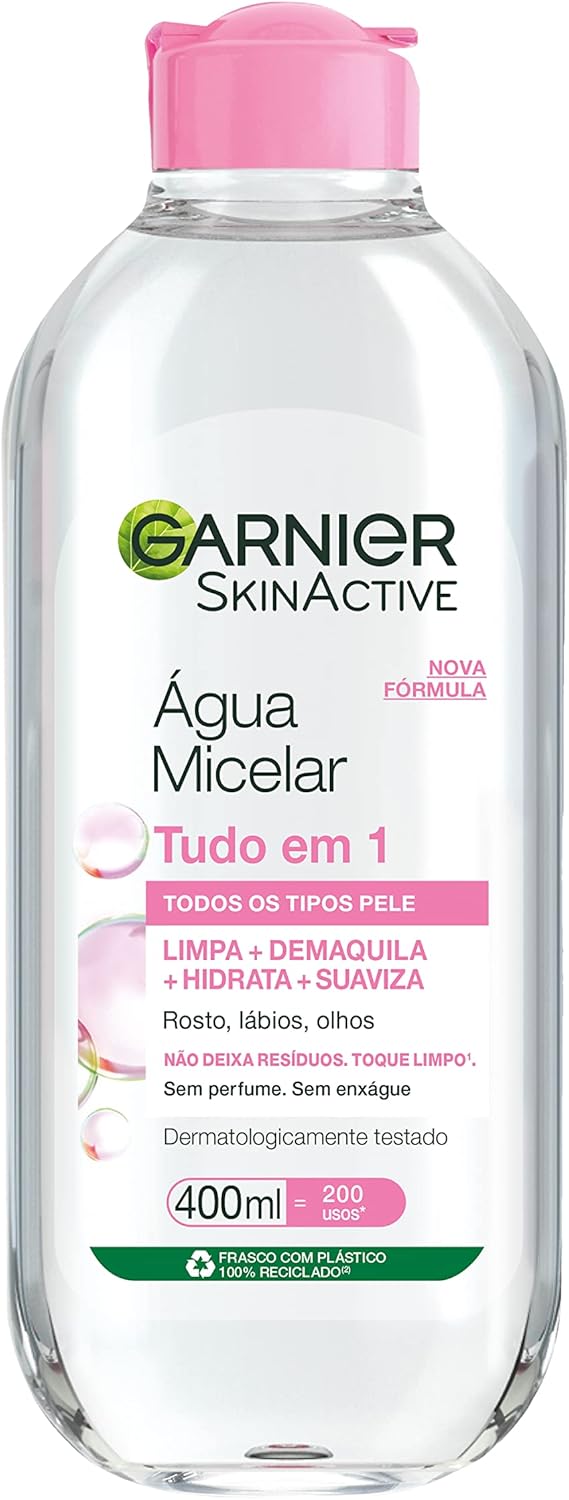 Garnier SkinActive Água Micelar de Limpeza Tudo em 1 400ml