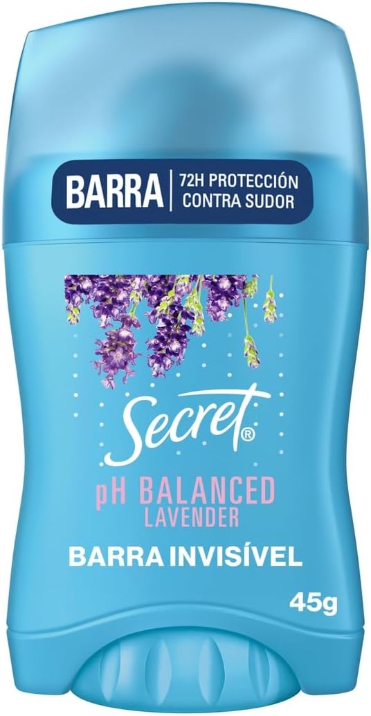 Secret Desodorante Antitranspirante em Barra Lavanda 45 g
