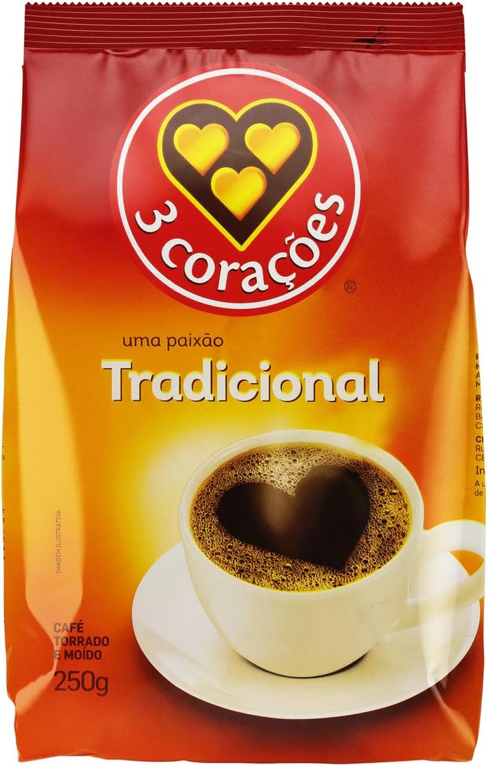 PREÇOOO PRA ESTOCAR 3 Corações, O MELHOR CAFÉ Tradicional 250G