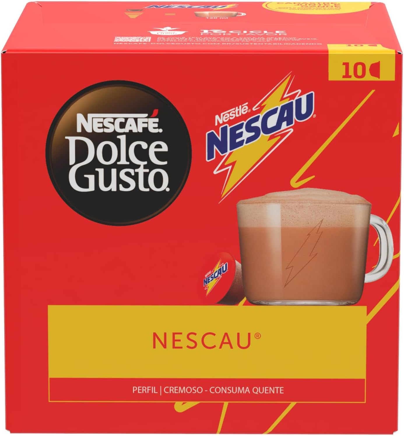 NESCAFEDLCGST Nescau 10Cap 3x170g N1 BR