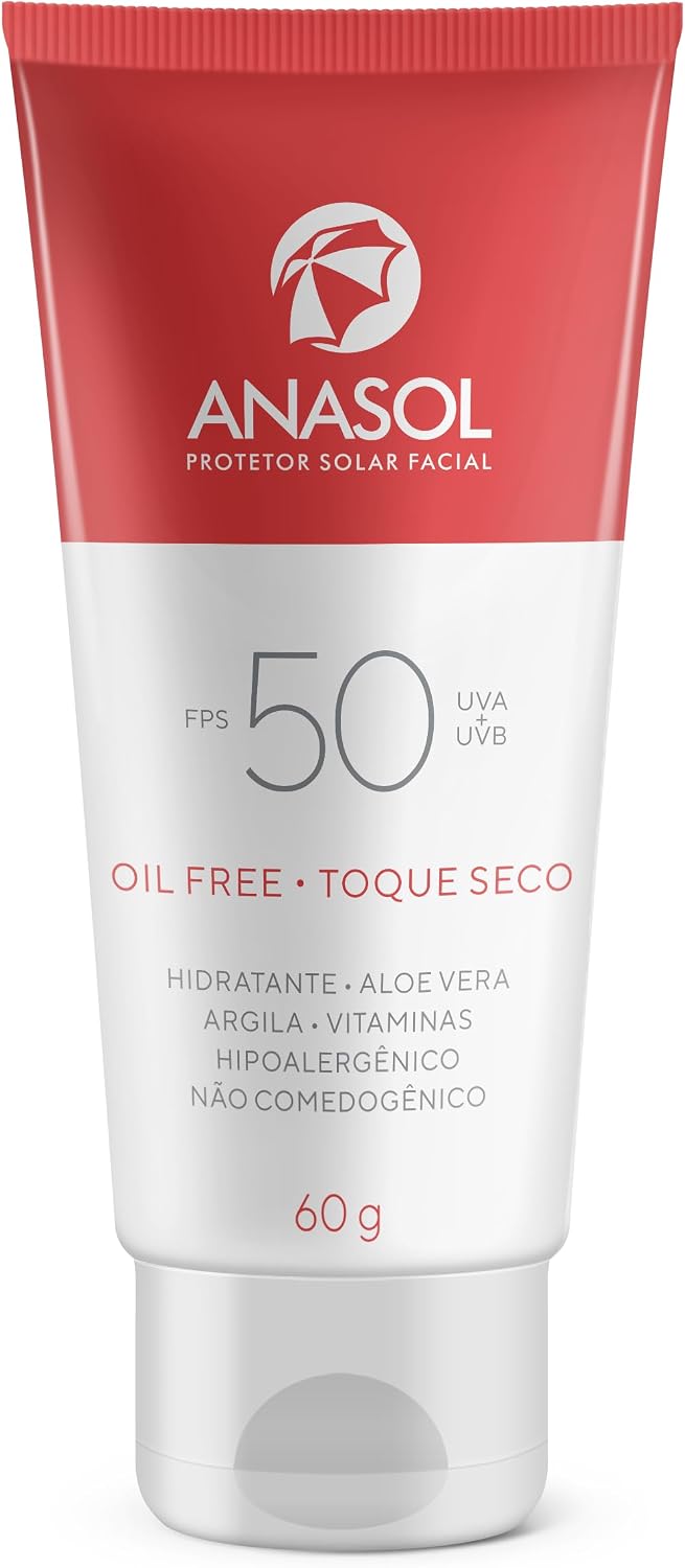 Anasol Protetor Solar Facial FPS 50-60g