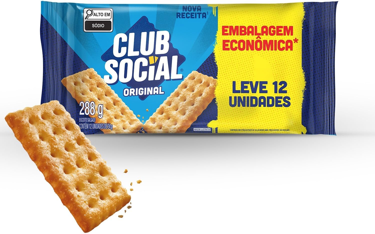 O valor aparece na etapa de finalização do pedido