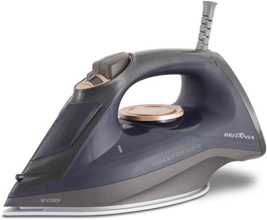 Ferro de Passar Britânia BFV2000P Ceramic Preto 1200W 220V