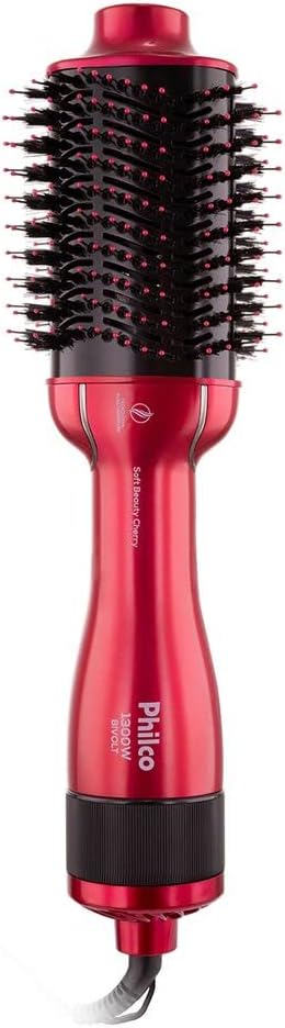 Philco Escova Secadora PEC13 4 em 1 Soft Beauty Cherry Bivolt