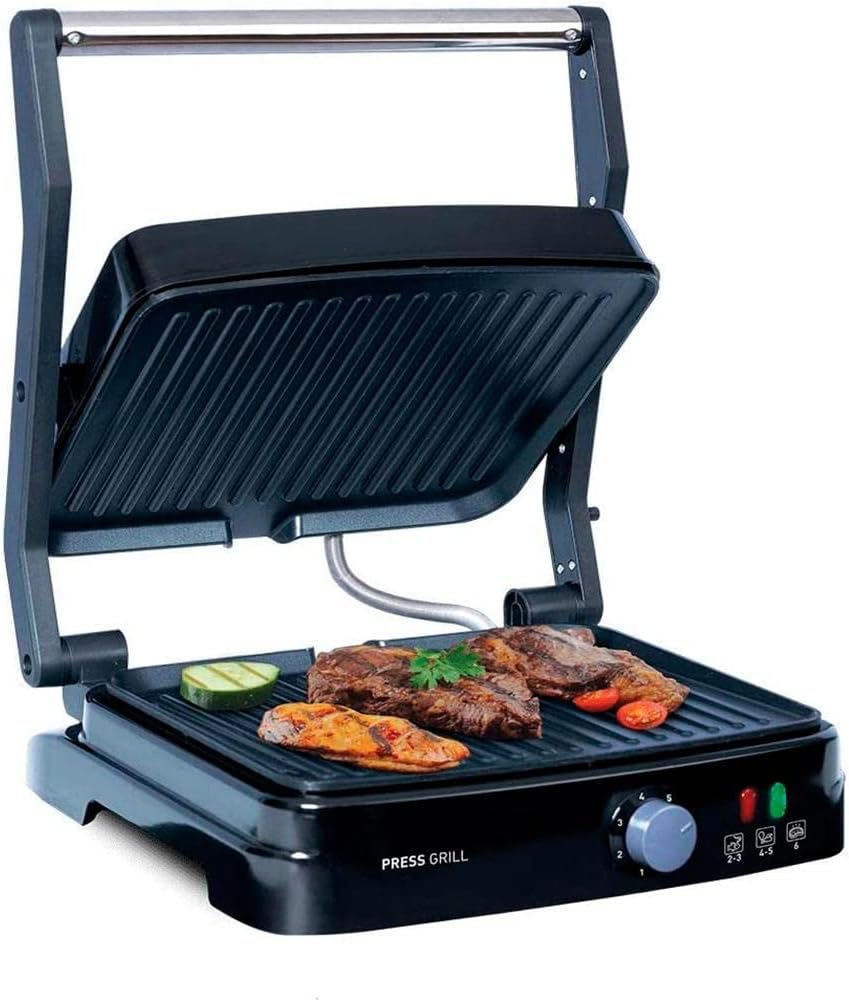 Grill Elétrico Mallory Asteria – Multifuncional, Placas Antiaderentes, 180º de Abertura 12