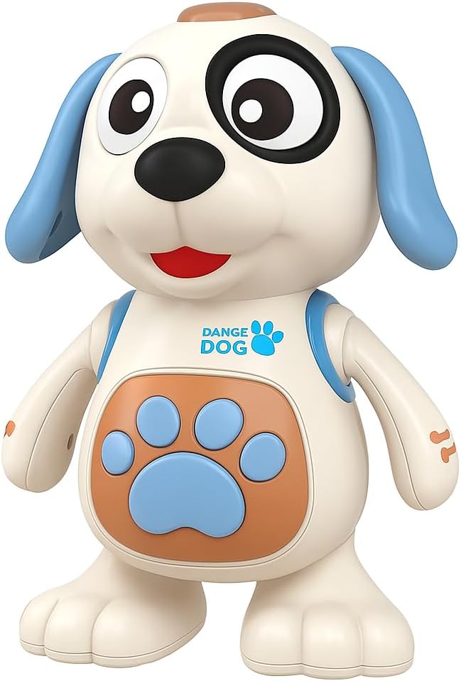 Brinquedo Interativo Musical Mexe Danca Luz e Som Dancing Cachorro - DM Toys