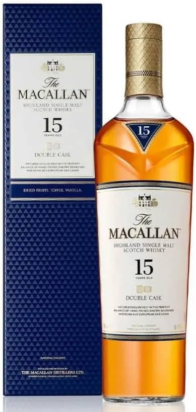 WHISKY MACALLAN DOUBLE CASK 15 ANOS 700ML POR R$1.299,90!