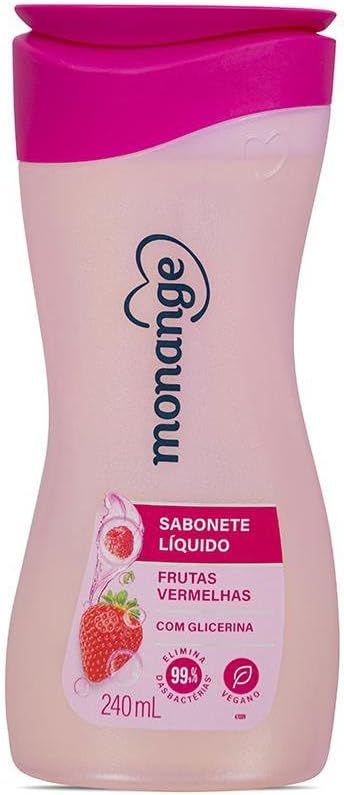 REGIONAL Monange Sabonete Líquido Frutas Vermelhas 240Ml
