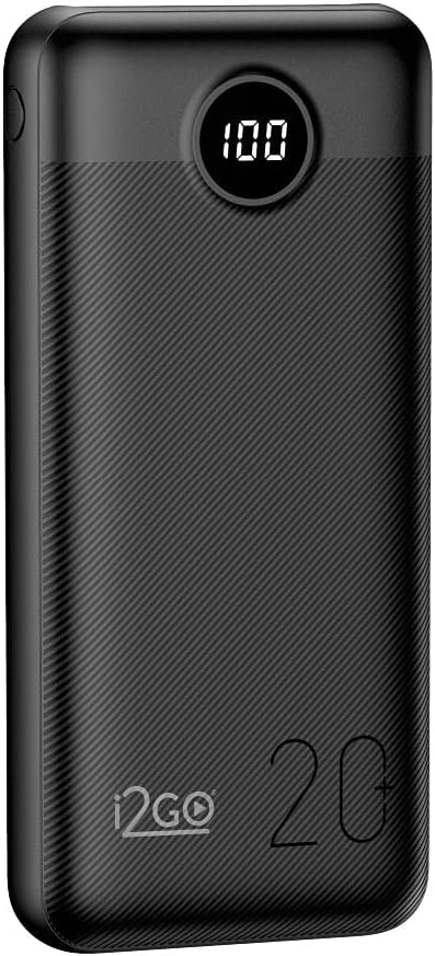 I2GO, Carregador Portátil (Power Bank) Ultra Rápido 20000mAh, Power Delivery 20W