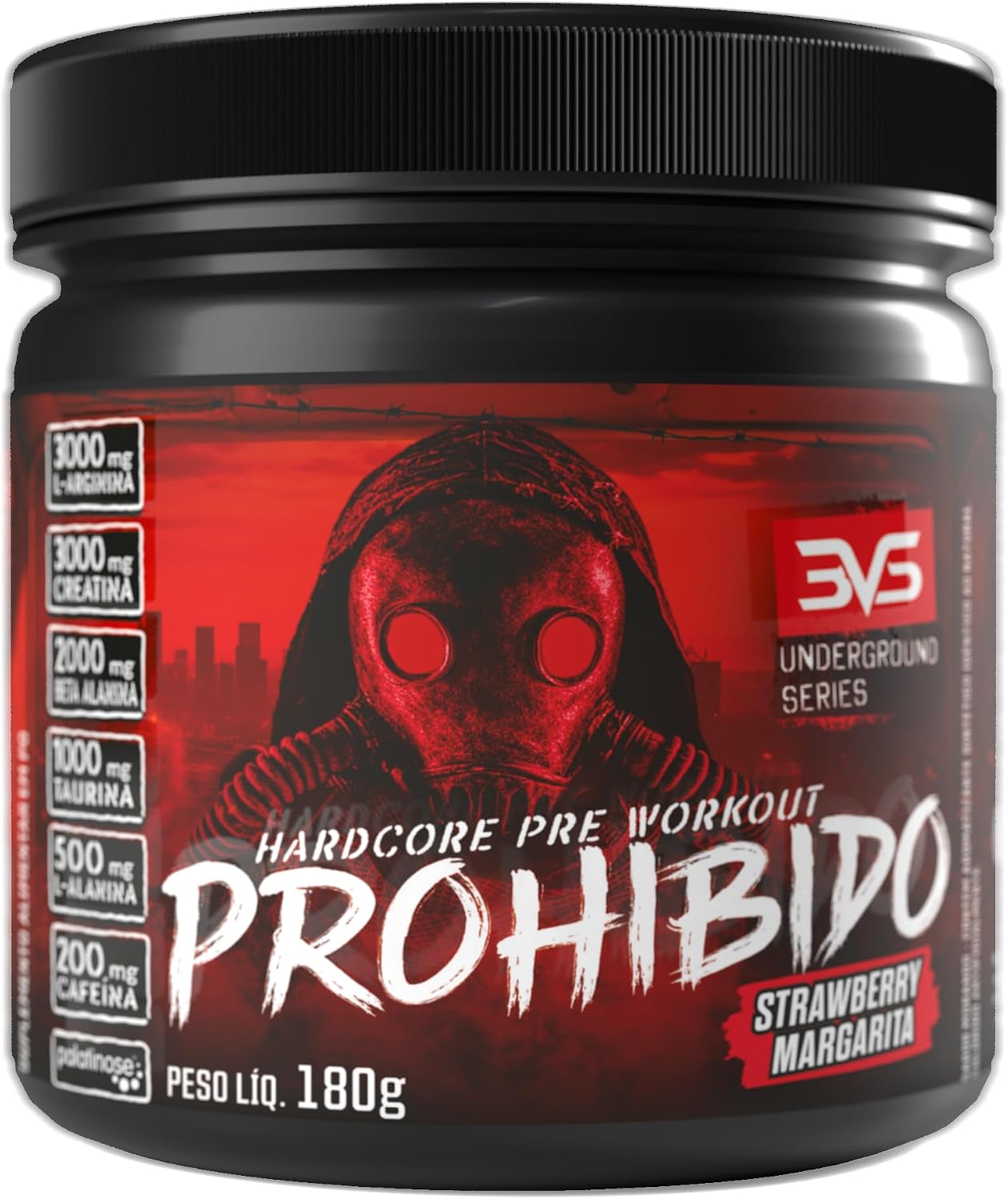 Pré-Treino Prohibido 180g 3VS Nutrition