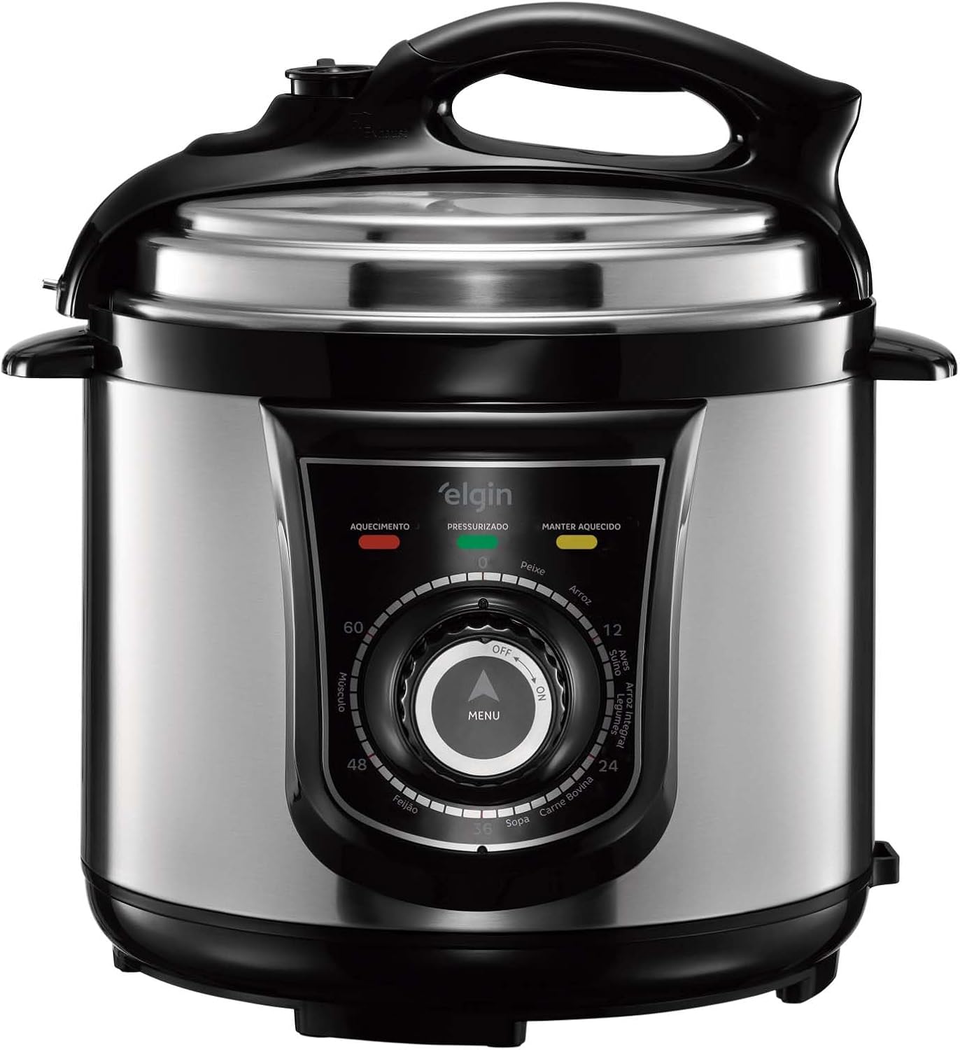 Panela de Pressão Elétrica Elgin 4 Litros Segura e Prática 840W 220V