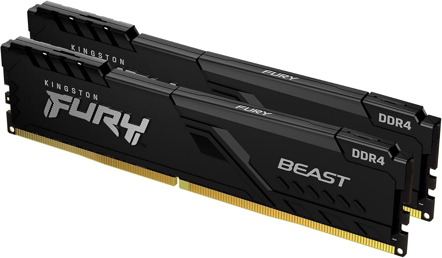 🔥 Kingston, KF432C16BBK2/16 - Kit de memórias de 16GB (2 x 8GB) DIMM DDR4 3200Mhz FURY Be
