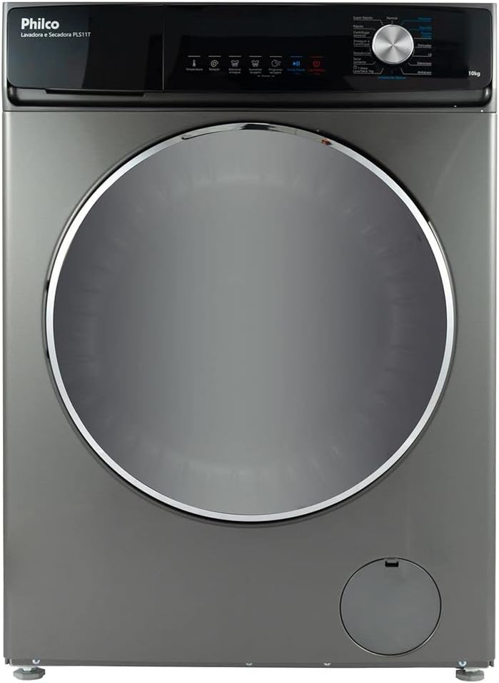 10 kg de roupa lavada e seca sem ocupar espaço dobrando