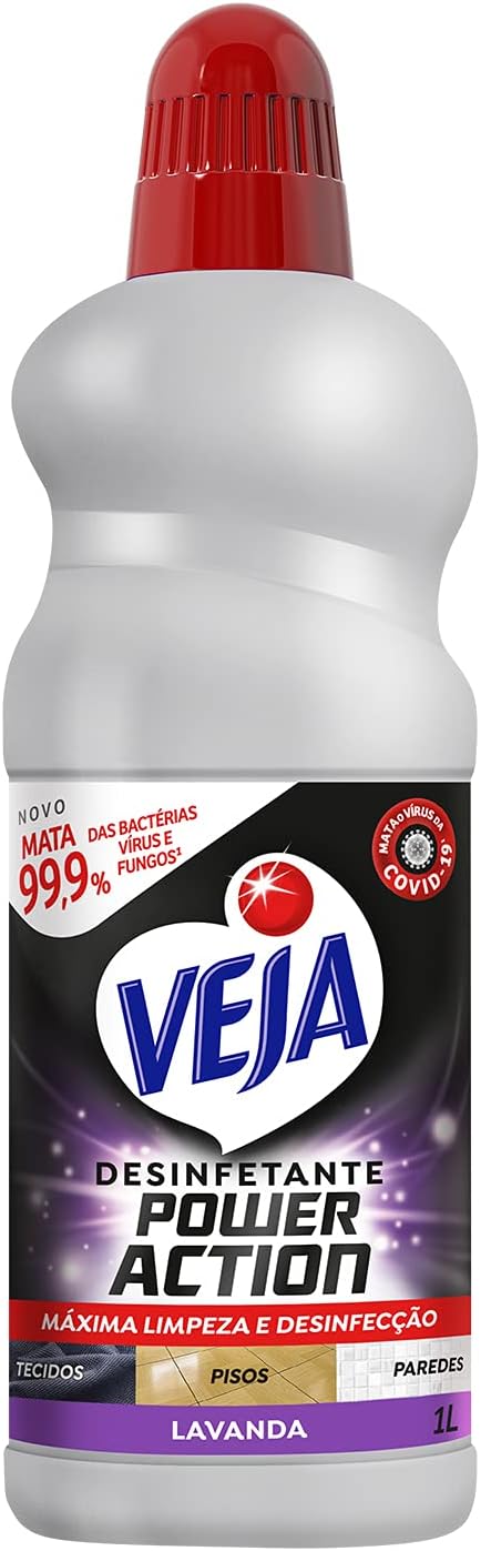 Desinfetante Multisuperficies Veja Power Action Lavanda 1L