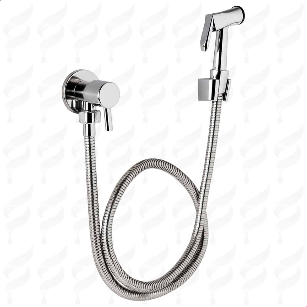 Ducha Higiênica Redonda Inox Banheiro Chuveirinho Higienico Aço Cromado SOFTINOX — Manguei
