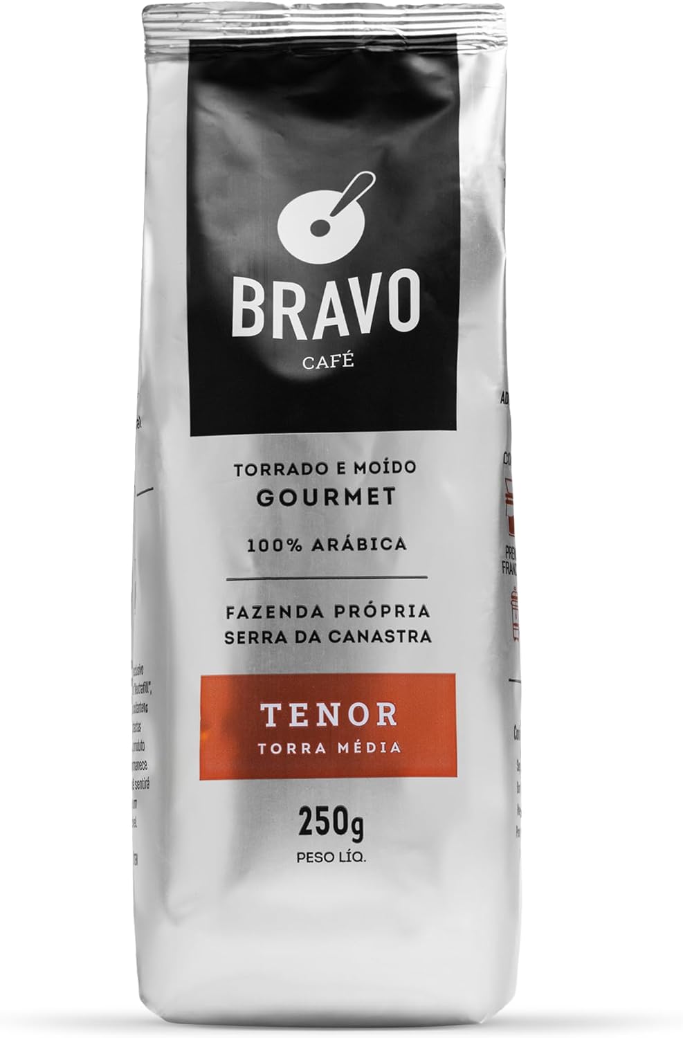 BRAVO CAFÉ TENOR MOIDO 250G