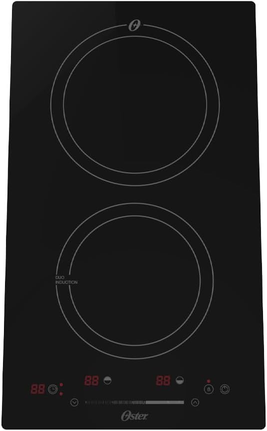 Cooktop de Indução 2 Bocas Oster Touch Screen 2 em 1-127V