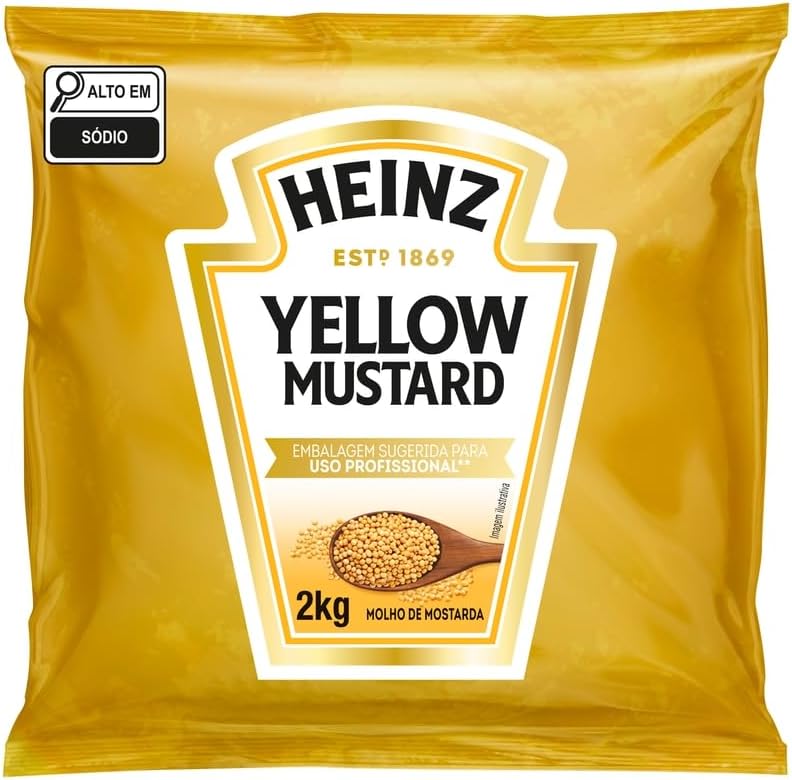 Heinz Mostarda Sachê Tradicional, 2KG