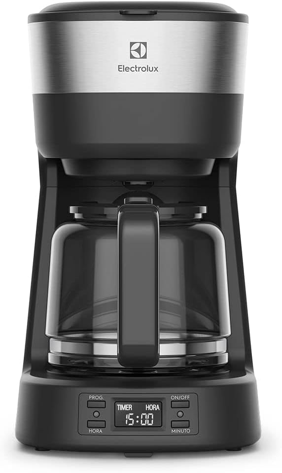 Cafeteira Elétrica Electrolux inox capacidade 1,2L 30 xicaras ECM25 127v