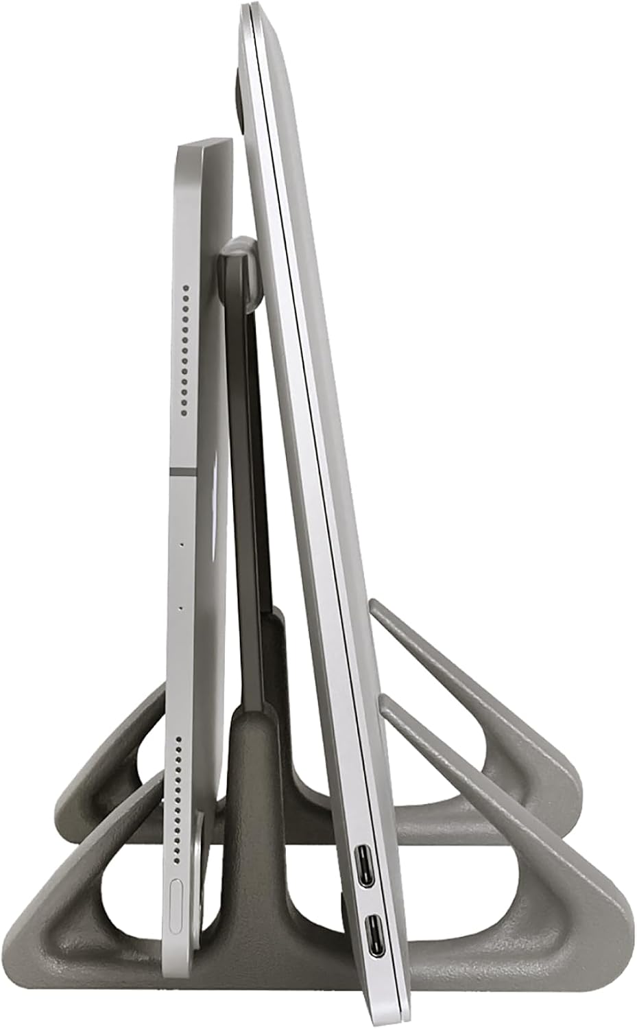 OCTOO, LiteStand Vertical - Suporte de mesa vertical para notebook e tablet, Titanium