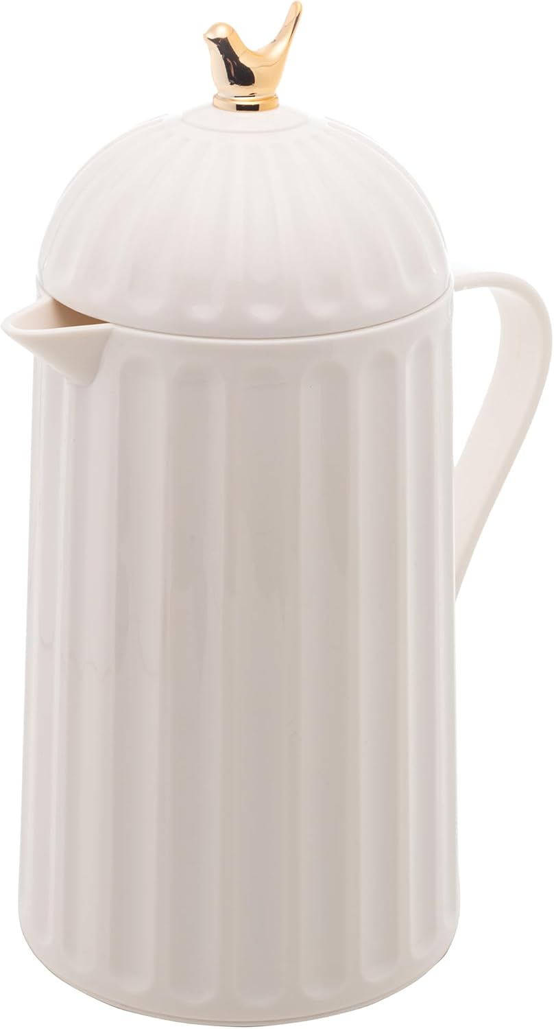 WOLFF Garrafa Térmica de Plástico Bird Branca 600ml