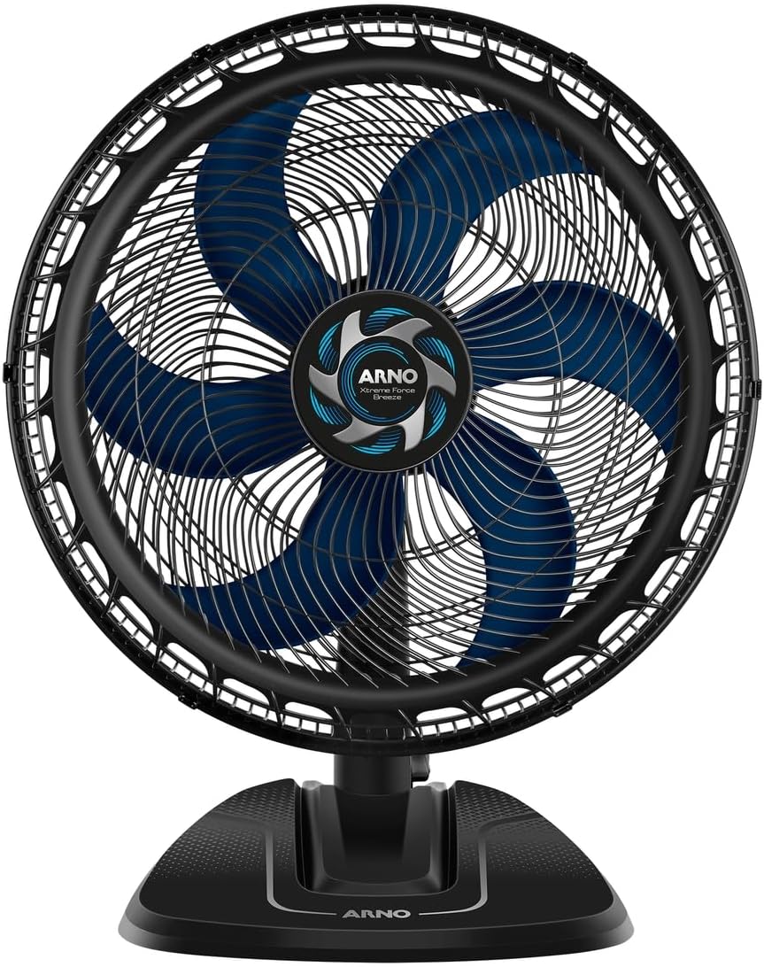 Ventilador de Mesa Arno Xtreme Force Breeze 50cm VB50, 126W, 6 Pás, 3 Velocidades 110V