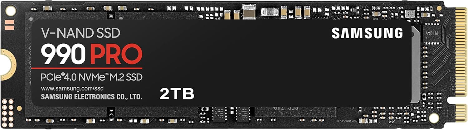 🔥 Samsung Cartão de Memória SSD NVMe 990 PRO M.2-2TB