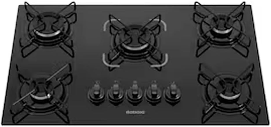 Cooktop Essencial 5 Bocas - Preto