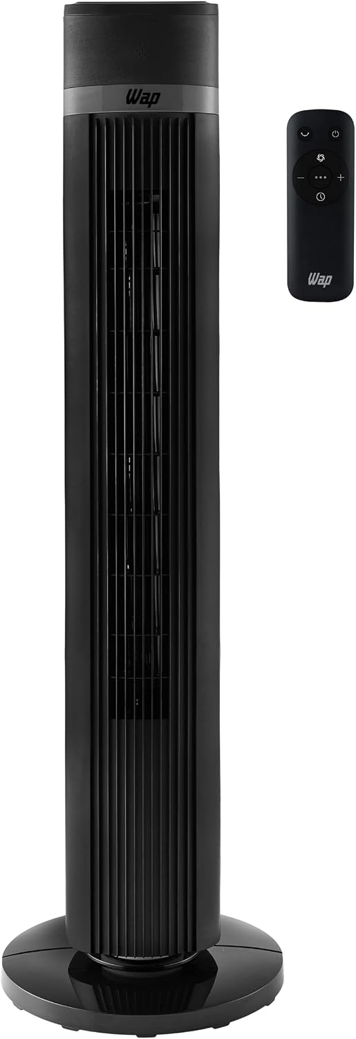WAP Ventilador de Torre AIR SILENCE com 4 Ní­veis de Velocidade, Time de até 15 Horas e De
