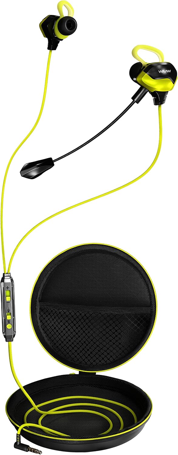 WAAW by ALOK Fone de Ouvido Gamer ENERGY 10EWG com Fio, Intra-Auricular, Microfone Extra D